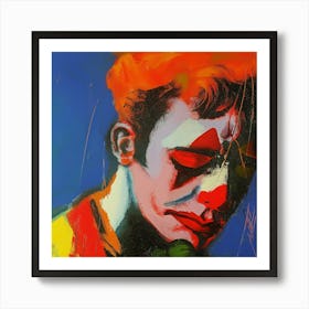 Sad Clown 3 Art Print