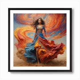 Nomad Dancer Art Print