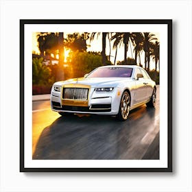 Rolls Royce Ghost Art Print