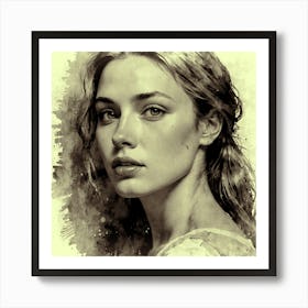 Portrait Of A Young Woman 12 Art Print