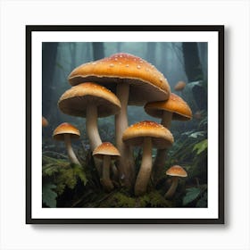 Fantastic Fungi Art Print Art Print