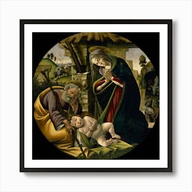 Sandro Botticelli Adoration Of Jesus Art Print