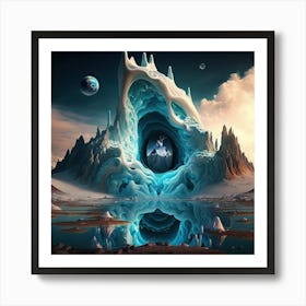 Ice Cave Art Print