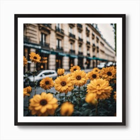 Flowers In Paris Photography (1) 1 Art Print
