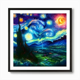 Starry Night 21 Art Print