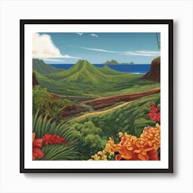 Hawaiian Landscape 10 Art Print