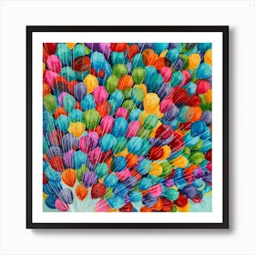 Colorful Ballons Art Print