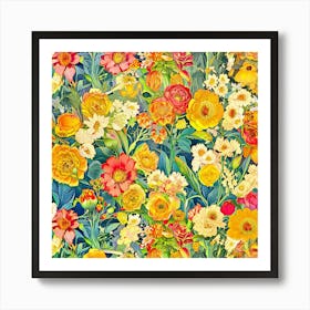 Floral Pattern 4 Art Print