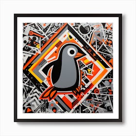 Penguin 2 Art Print