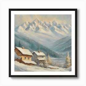 Winter Landscape 3 Art Print