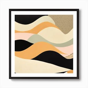 Abstract Wave Painting Art Print