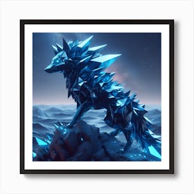 Crystal Animal Art Print