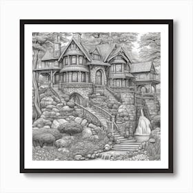 Fairytale House Art Print