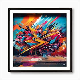 Graffiti Art 16 Art Print