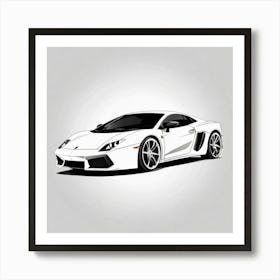 Lamborghini 3 Art Print