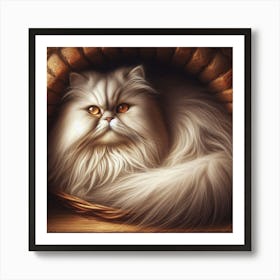 Persian Cat 1 Art Print