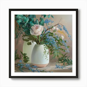 Flowers In Vases Art Print