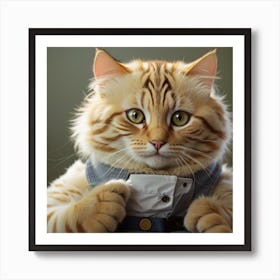 cute cat 4 Art Print