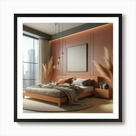 Modern Bedroom 1 Art Print