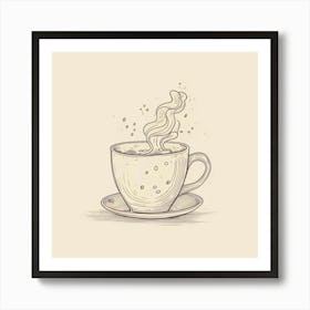 Cup Of Coffee Art Print