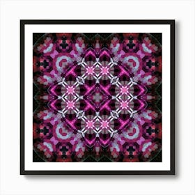 Abstraction Watercolor Purple Art Print
