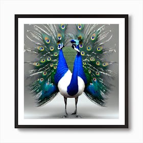 Peacock 8 Art Print
