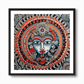 Indian Goddess 3 Art Print