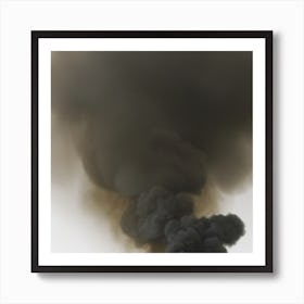 Smoke Billowing From A Chimney Art Print