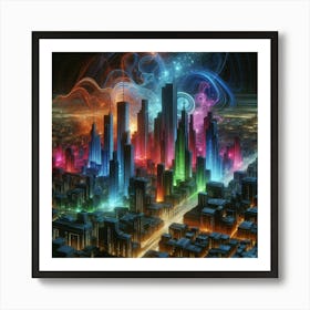 Cityscape 7 Art Print