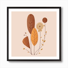 Minimalist Boho Harmony Art Print