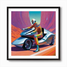 Futuristic Car 26 Art Print