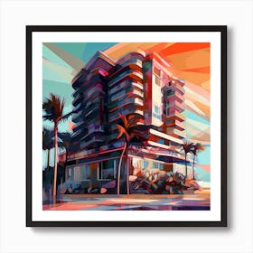 Abstract Of A Building 1 Art Print