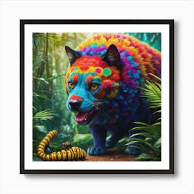 Colorful Animal Art Print