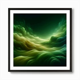 Abstract Landscape Painting Art Print