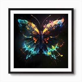 Butterfly Painting Art Print