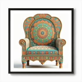 Mandala Chair Art Print