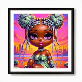 Money Girl 18 Art Print