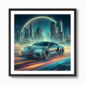 Futuristic Car 210 Poster