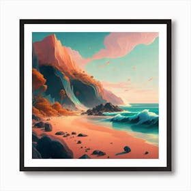 Landscape Painting Art Print