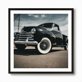 Old Chevrolet Pickup Truck Art Print