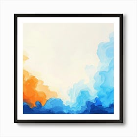 Abstract Watercolor Painting Art Print