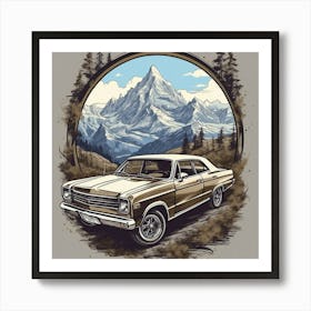Chevrolet Chevelle 1 Art Print