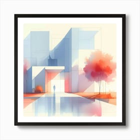 Abstract Painting 163 Art Print