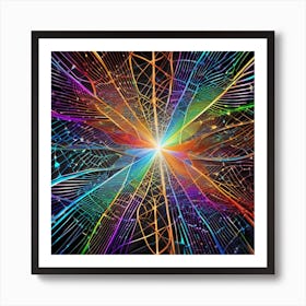 Abstract Fractal 9 Art Print