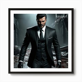 Man In Suit Art Print