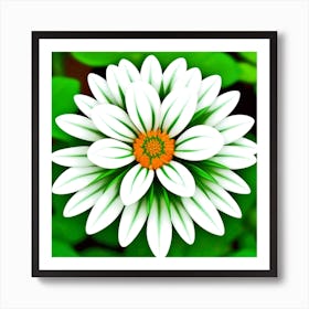 White Flower Art Print