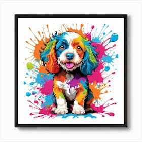 Graffiti Cockapoo 3 Art Print