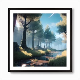 Forest In The Sky Art Print