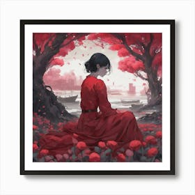 Red Roses Art Print