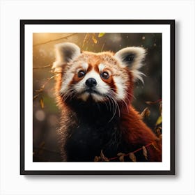 Red Panda 3 Art Print